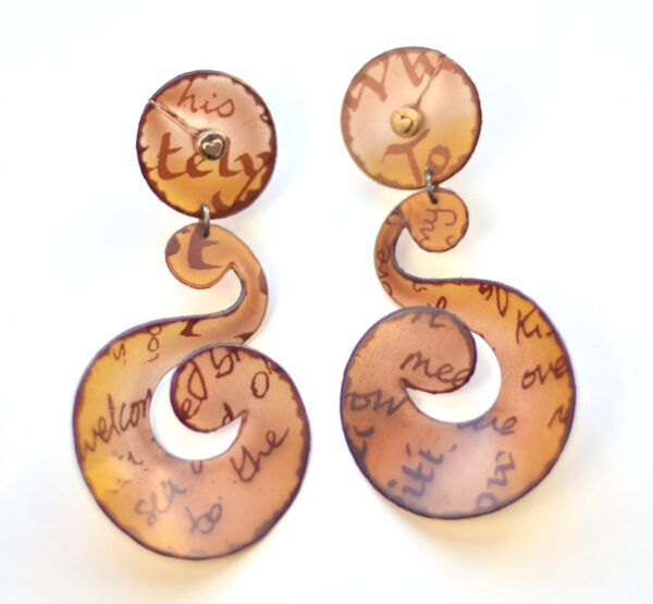 These earrings are from the Love Poetry range